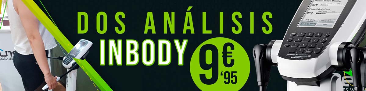Oferta socios en septiembre, con 2 análisis inbody por 9.95€
